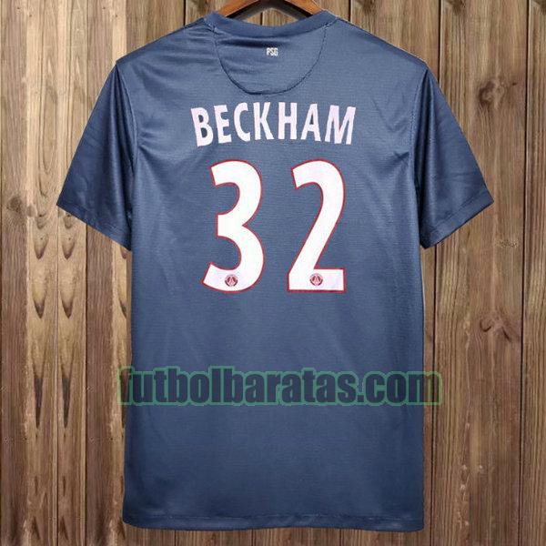 camiseta beckham 32 paris saint germain 2012-2013 azul primera