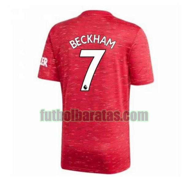 camiseta beckham 7 manchester united 2020-2021 primera