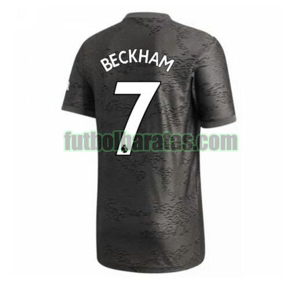 camiseta beckham 7 manchester united 2020-2021 segunda