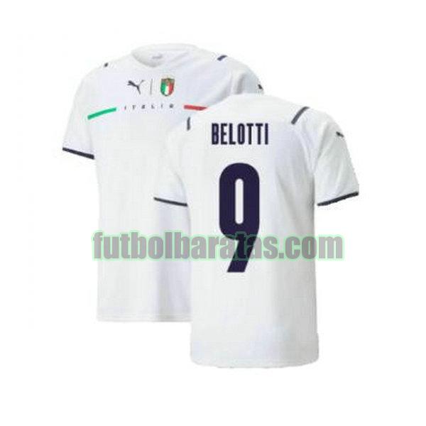 camiseta belotti 9 ac milan 2021 2022 blanco segunda