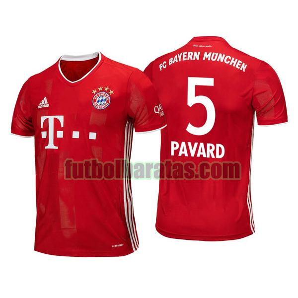 camiseta benjamin pavard 5 camiseta bayern munich 2020-2021 primera