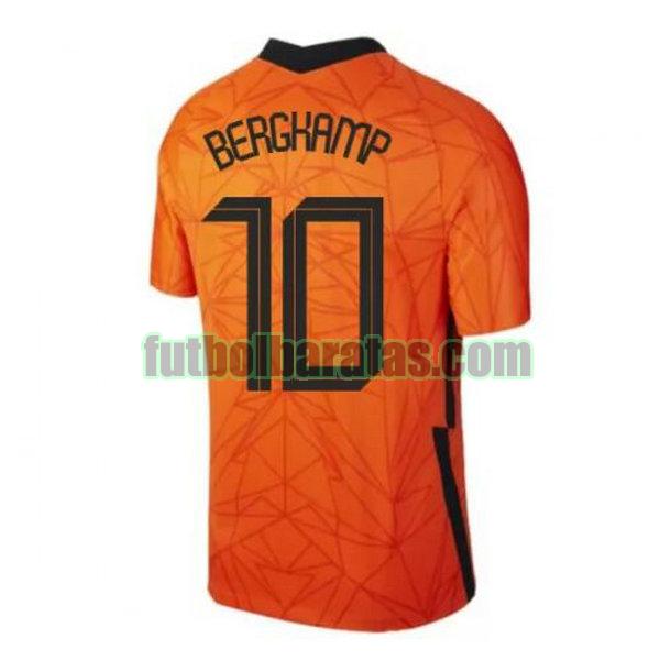 camiseta bergkamp 10 holanda 2020 primera