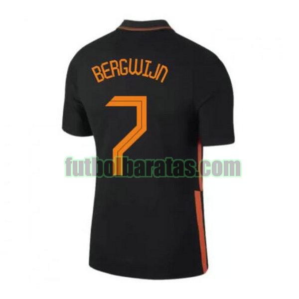 camiseta bergwijn 7 holanda 2020 segunda