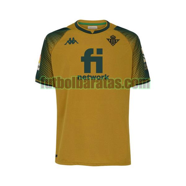 camiseta betis 2021 2022 amarillo tercera equipacion