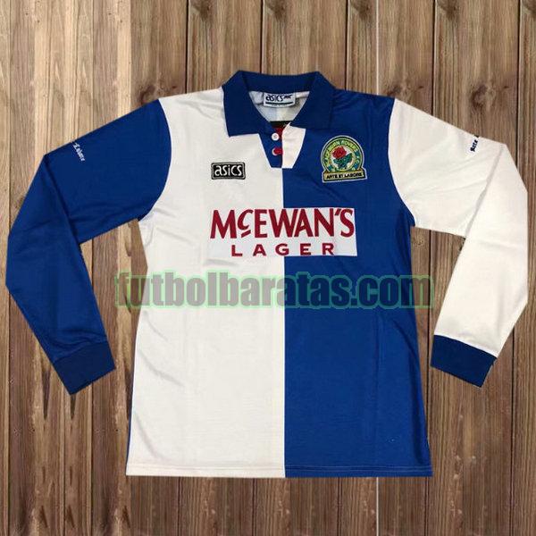 camiseta blackburn rovers 1994-1995 blanco primera ml