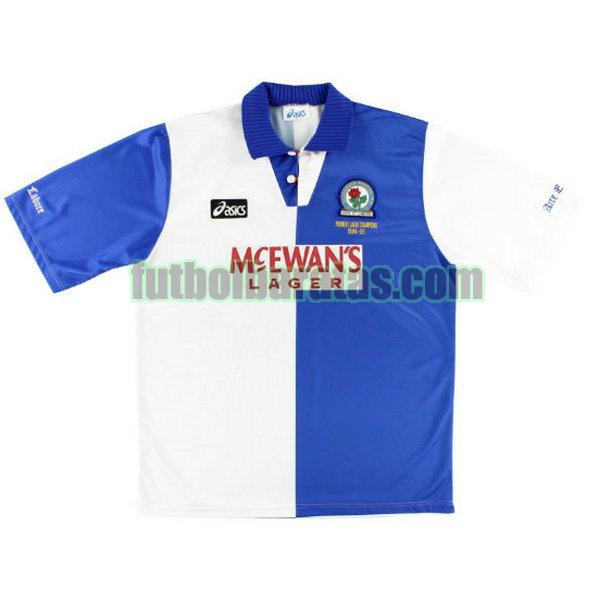 camiseta blackburn rovers 1995-1996 blanco primera