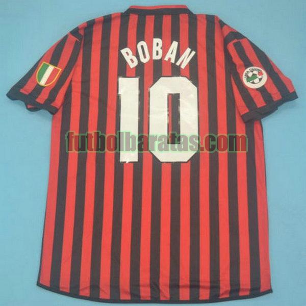 camiseta boban 10 ac milan 1999-2000 rojo primera