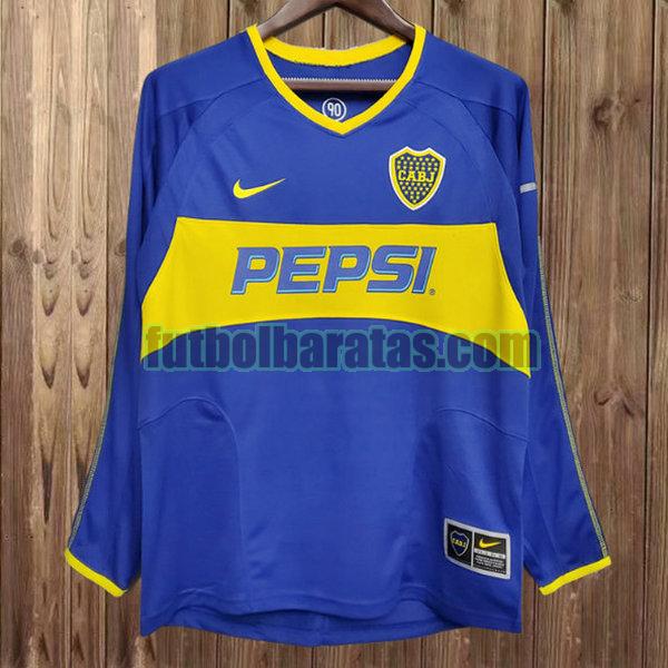 camiseta boca juniors 2003-2004 azul primera ml