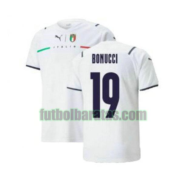 camiseta bonucci 19 ac milan 2021 2022 blanco segunda