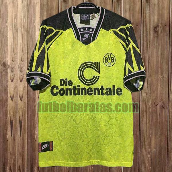 camiseta borussia dortmund 1994-1995 amarillo primera
