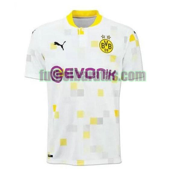 camiseta borussia dortmund 2020-2021 blanco tercera equipacion