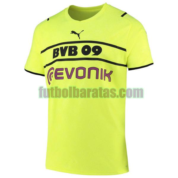 camiseta borussia dortmund 2021 2022 amarillo tercera equipacion