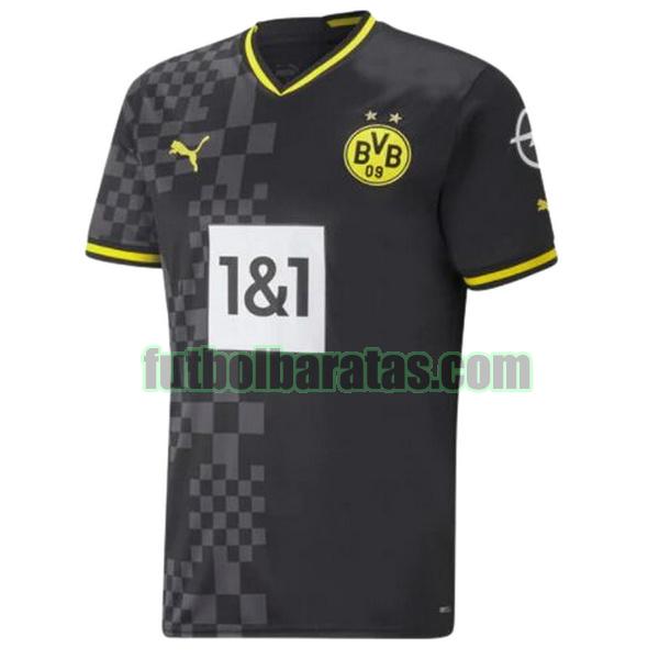 camiseta borussia dortmund 2022 2023 negro segunda