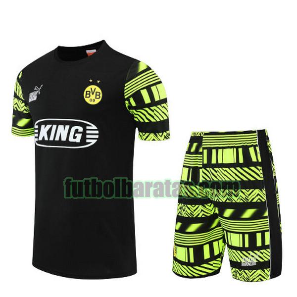 camiseta borussia dortmund 2022 2023 negro training conjunto