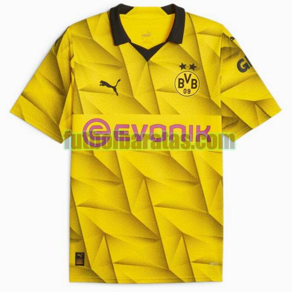 camiseta borussia dortmund 2023 2024 amarillo tercera