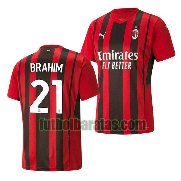 camiseta brahim diaz 21 arsenal 2021 2022 rojo primera