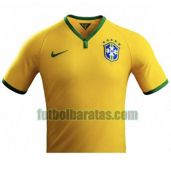 camiseta brasil 2014 amarillo primera