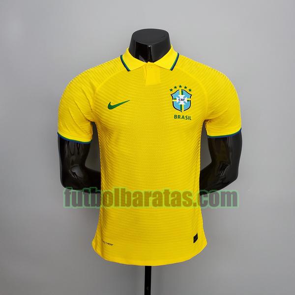 camiseta brasil 2021 2022 amarillo futsal primera player