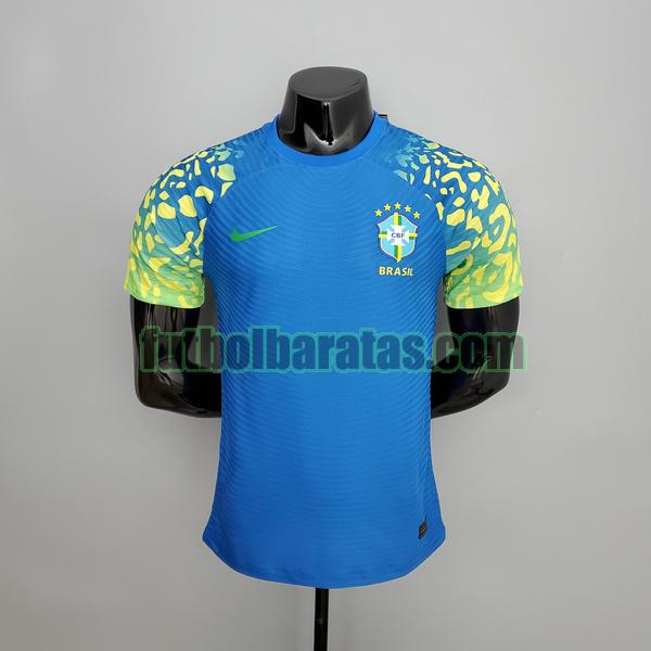camiseta brasil 2021 2022 azul futsal segunda player