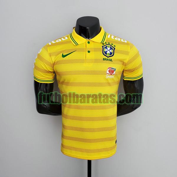 camiseta brasil 2021 22 amarillo futsal primera player