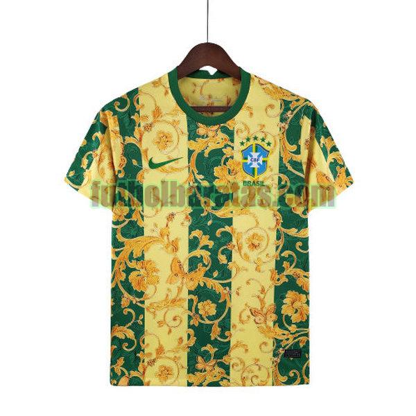 camiseta brasil 2022 amarillo verde special edition