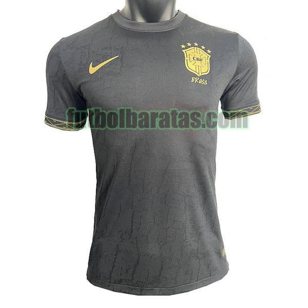 camiseta brasil 2024 gris tercera player