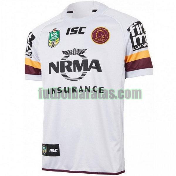 camiseta brisbane broncos 2018 blanco segunda