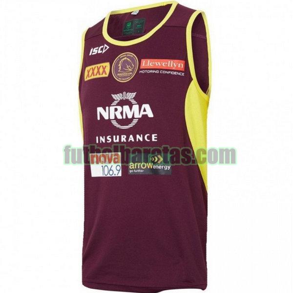 camiseta brisbane broncos 2018 púrpura formación