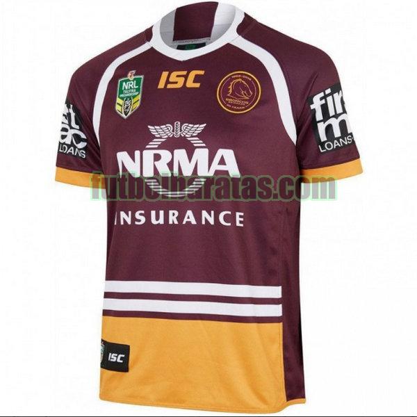 camiseta brisbane broncos 2018 púrpura primera