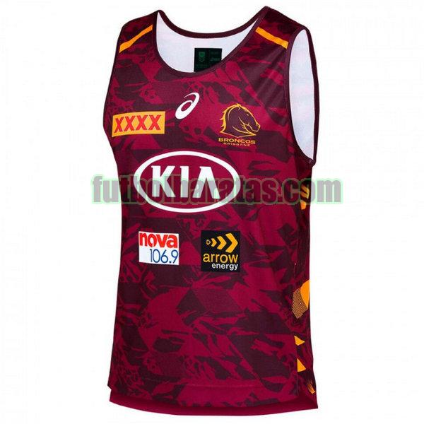 camiseta brisbane broncos 2021 púrpura formación