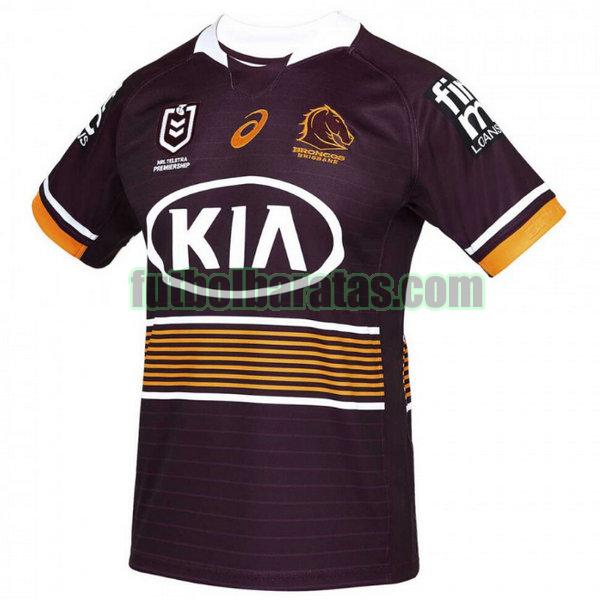 camiseta brisbane broncos 2021 púrpura primera