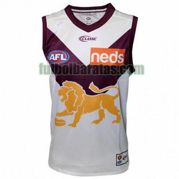 camiseta brisbane lions 2020 blanco segunda