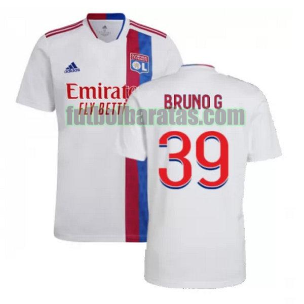 camiseta bruno g 39 lyon 2021 2022 blanco primera