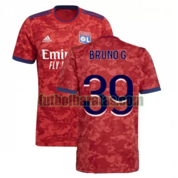 camiseta bruno g 39 lyon 2021 2022 rojo segunda