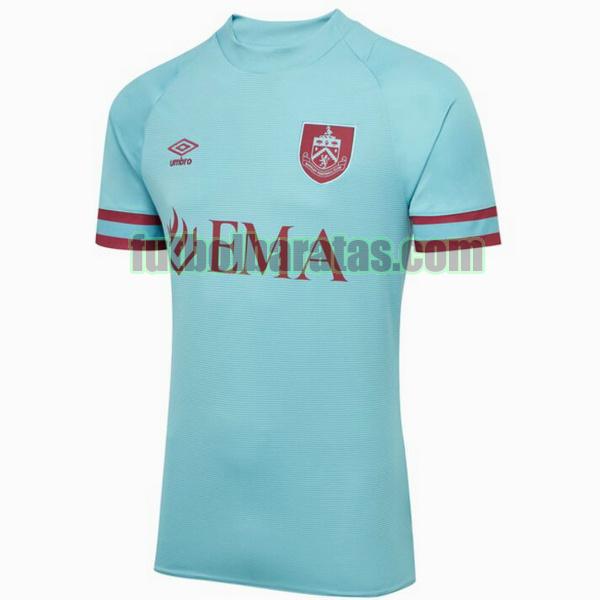 camiseta burnley fc 2022 2023 azul segunda tailandia