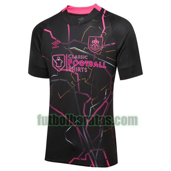 camiseta burnley fc 2022 2023 negro tercera tailandia