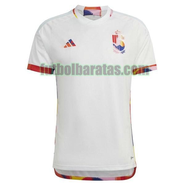camiseta bélgica 2022 2023 blanco segunda