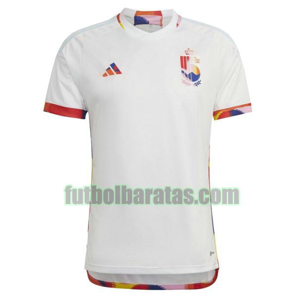 camiseta bélgica 2022 2023 blanco segunda tailandia