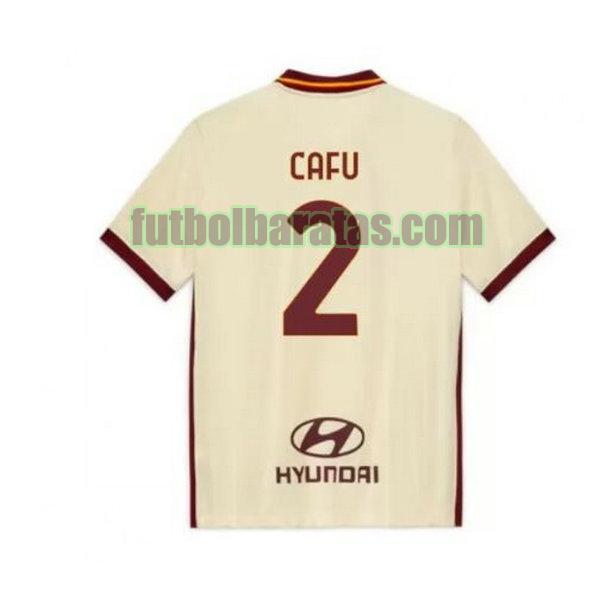 camiseta cafu 2 roma 2020-2021 segunda