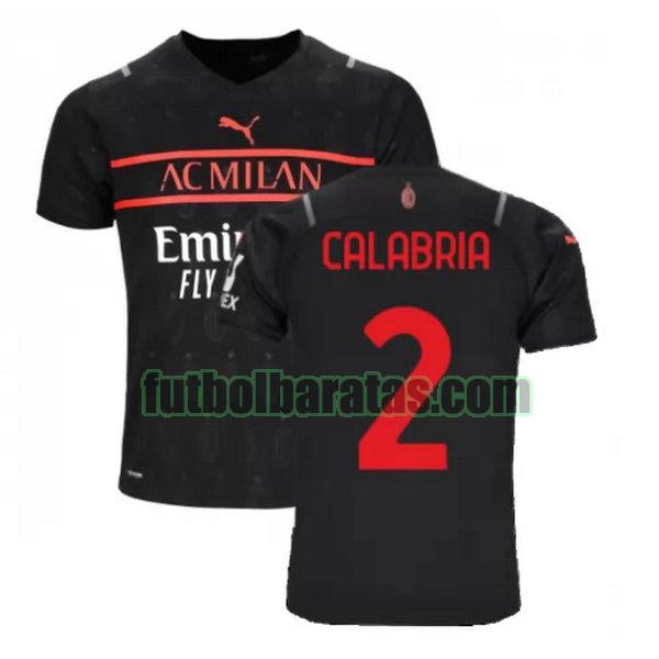 camiseta calabria 2 ac milan 2021 2022 negro tercera