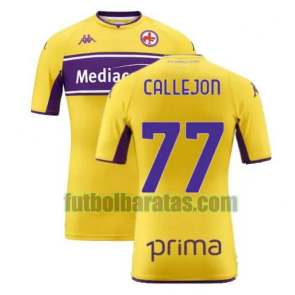 camiseta callejon 77 fiorentina 2021 2022 amarillo tercera