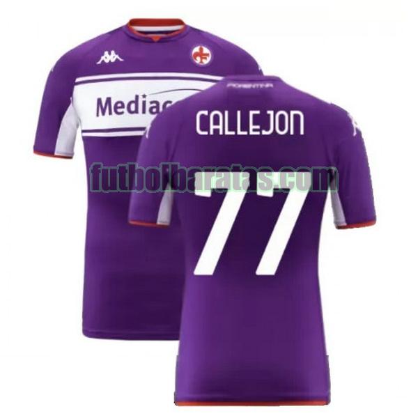 camiseta callejon 77 fiorentina 2021 2022 púrpura primera