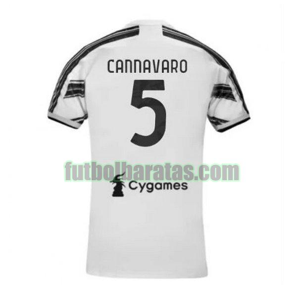 camiseta cannavaro 5 juventus 2020-2021 primera