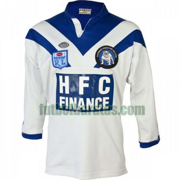 camiseta canterbury bankstown bulldogs 1985 blanco primera ml