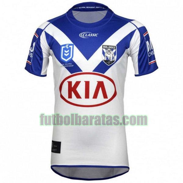 camiseta canterbury bankstown bulldogs 2019 blanco primera