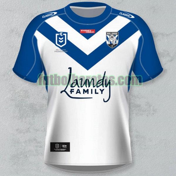 camiseta canterbury bankstown bulldogs 2021 blanco primera