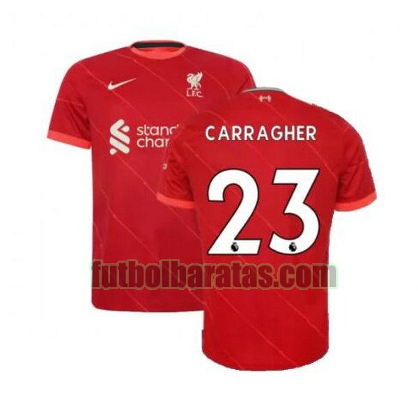 camiseta carragher 23 liverpool 2021 2022 rojo primera