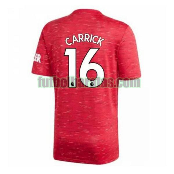 camiseta carrick 16 manchester united 2020-2021 primera