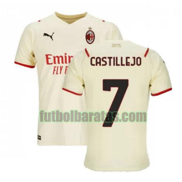 camiseta castillejo 7 ac milan 2021 2022 blanco segunda