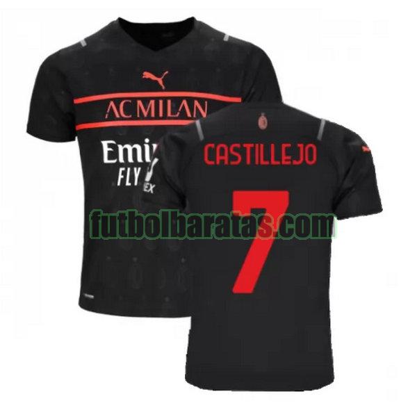 camiseta castillejo 7 ac milan 2021 2022 negro tercera